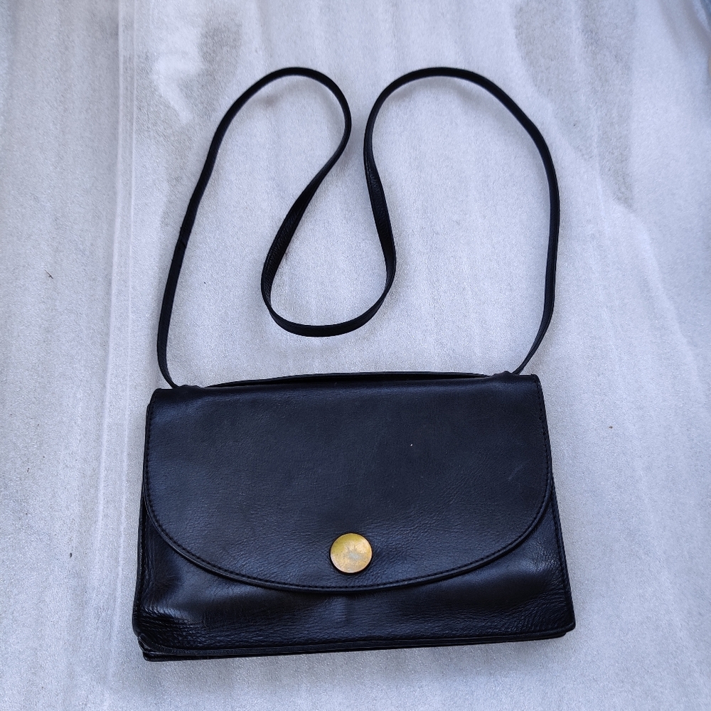 Madewell Leather Black Shoulder Bag